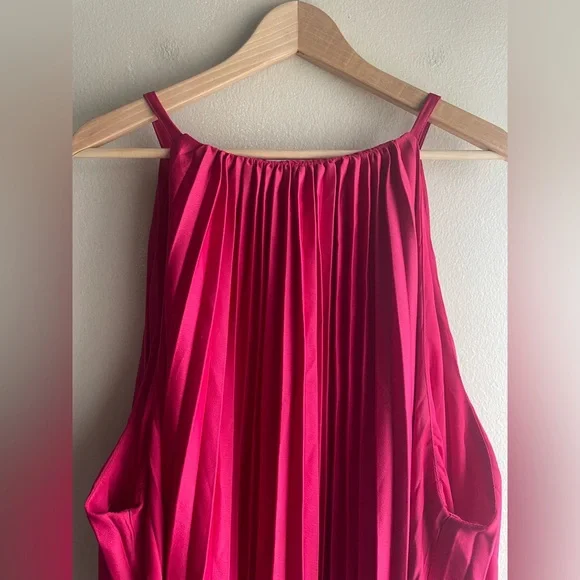 New EVANS Kimber Plain Maxi Dress merlot Size 30/32 Women - Picture 8 of 16